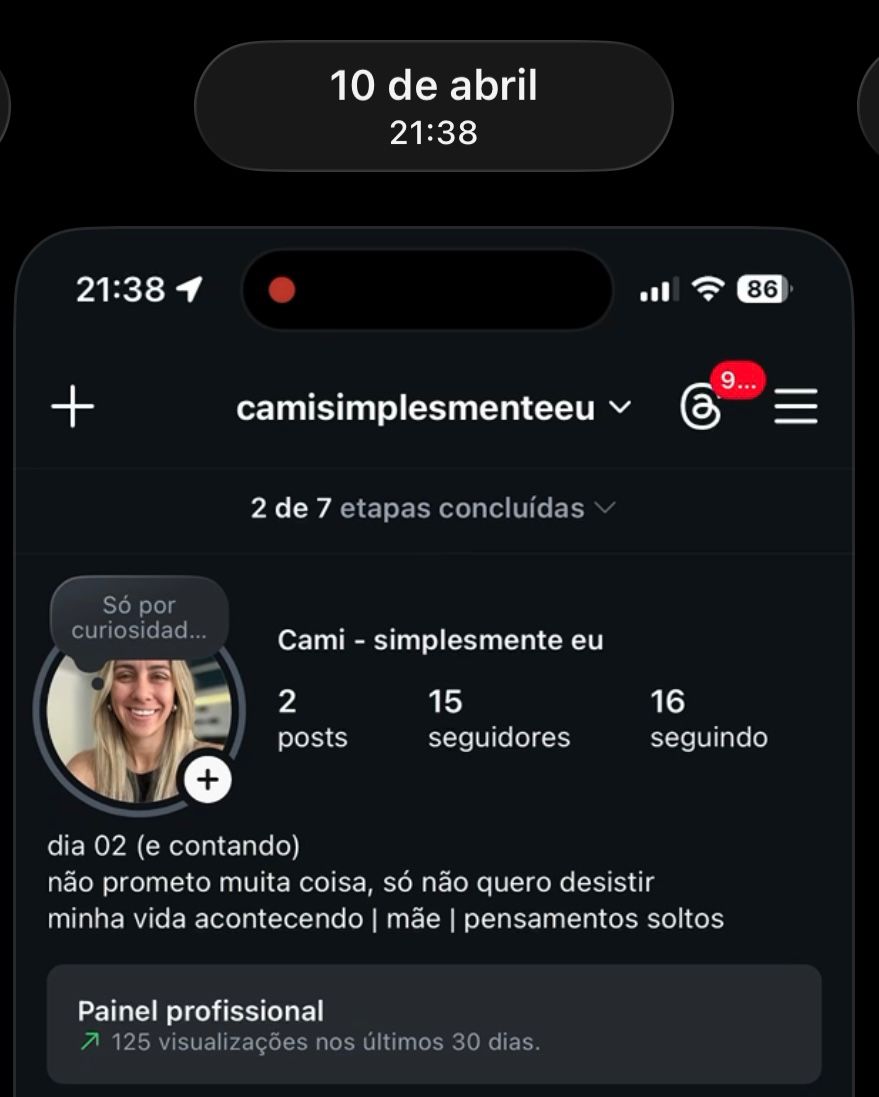 Onde eu comecei: Dia 02